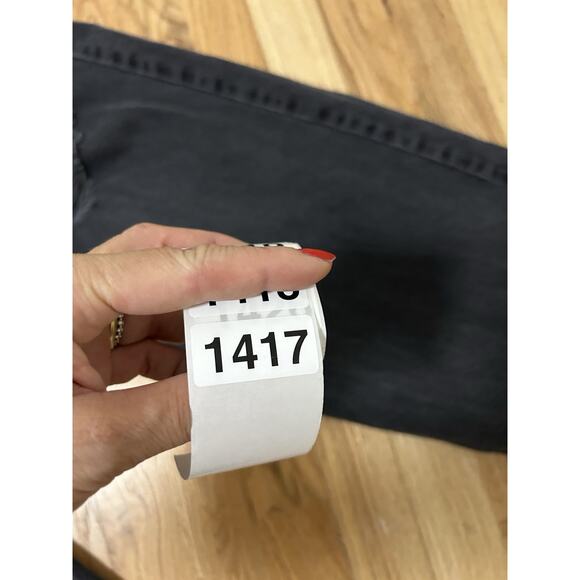 Levi's Premium Jeans Women's 28 Baggy Dad Wide Leg Black Denim Grunge Retro - Picture 11 of 11